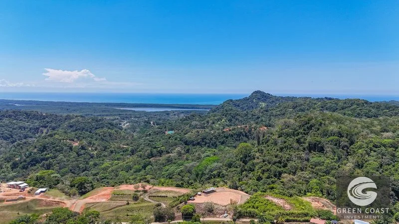 An elevated, prepared river lot with 360-degree ocean, mountain, valley and jungle views — view 33, Tres Ríos, Osa, Costa Rica