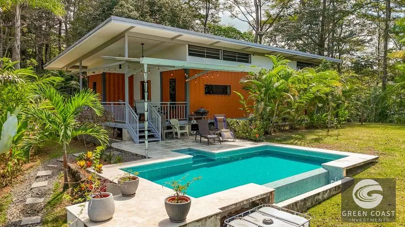Uvita Jungle Home for Sale | Private Creek Lot Near Marino Ballena — view 1, Uvita, Osa, Costa Rica