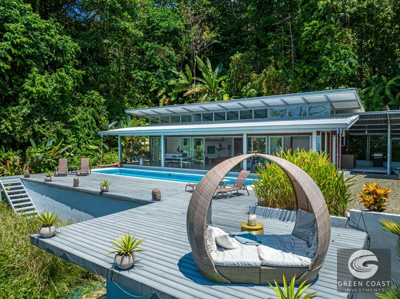 Uvita Ocean and Whale Tail View Modern Home on 3.64 Acres in Exclusive Enclave — view 1, Dominical, Costa Rica