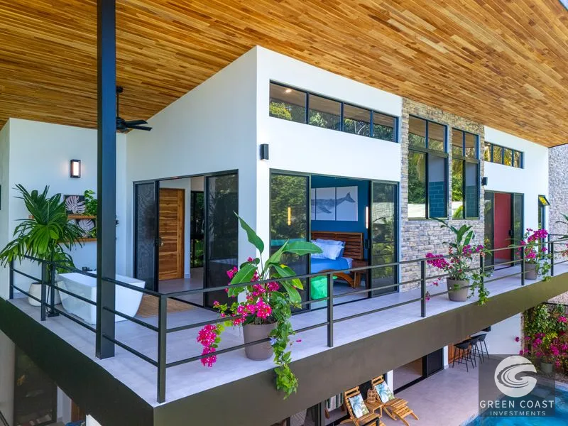 Private Ocean View Oasis- Modern & Tropical in Escaleras — view 4, Dominical, Costa Rica