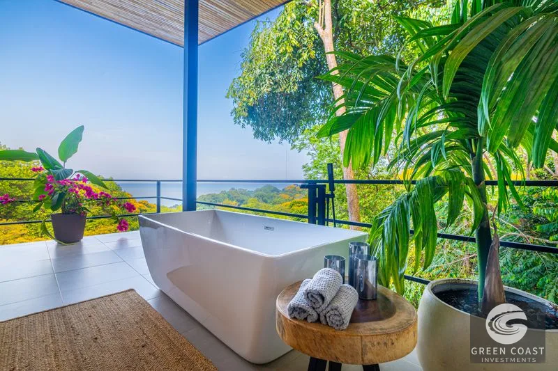 Private Ocean View Oasis- Modern & Tropical in Escaleras — view 51, Dominical, Costa Rica