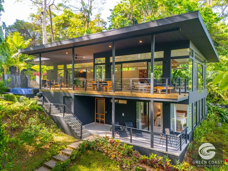 Escaleras Modern Elegance with Ocean Window Views and Jungle Tranquility, Dominical Costa Rica — view 1, Dominical, Costa Rica