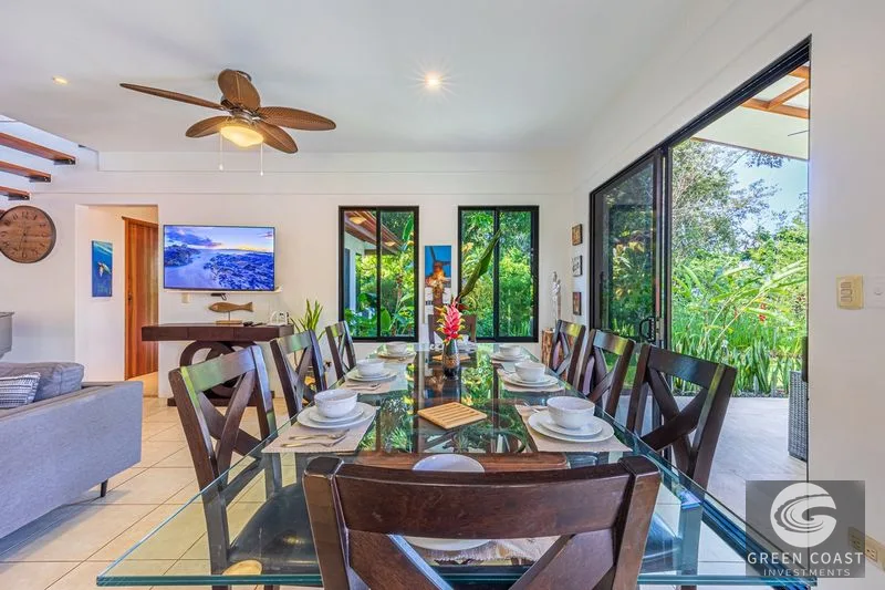2.07 ACRES – 3 Bedroom Elegant Home With Guest Suite & Sweeping Ocean Views, Secluded & Nestled within Lush Jungle Surroundings!!! — view 20, Uvita, Osa, Costa 