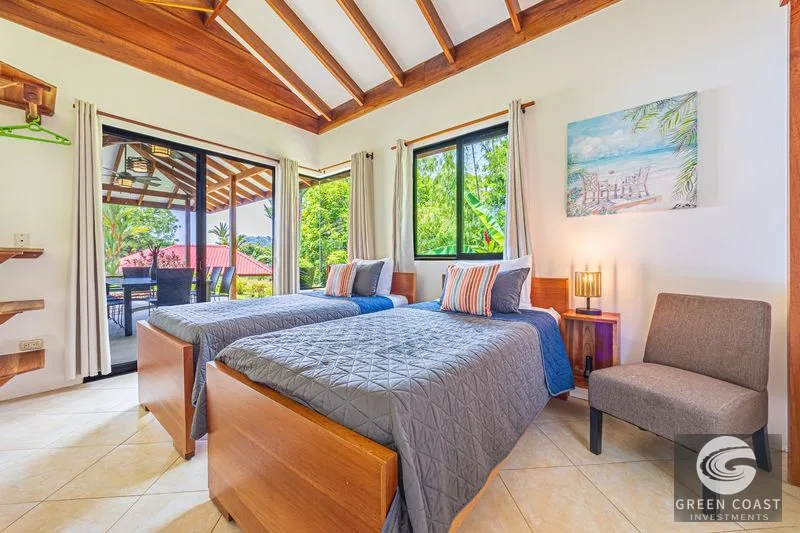 2.07 ACRES – 3 Bedroom Elegant Home With Guest Suite & Sweeping Ocean Views, Secluded & Nestled within Lush Jungle Surroundings!!! — view 28, Uvita, Osa, Costa 