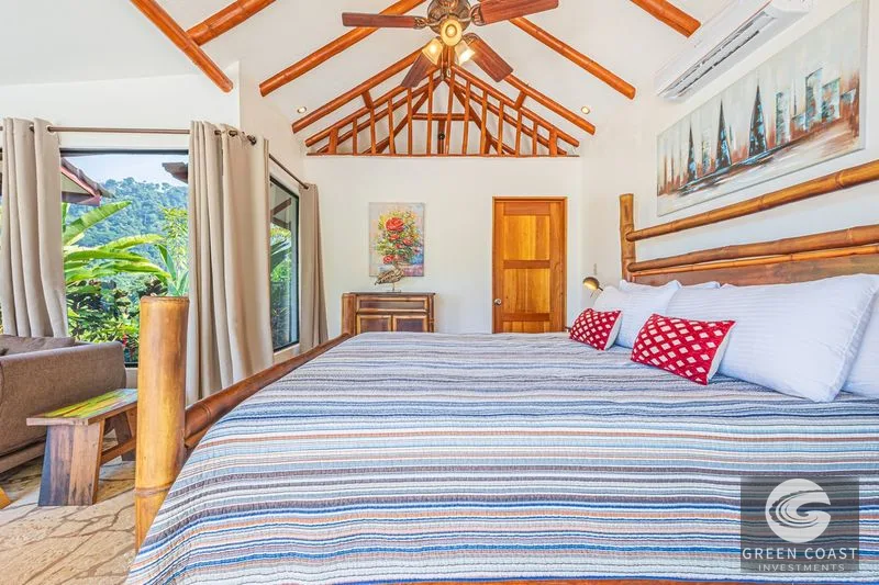2.07 ACRES – 3 Bedroom Elegant Home With Guest Suite & Sweeping Ocean Views, Secluded & Nestled within Lush Jungle Surroundings!!! — view 34, Uvita, Osa, Costa 