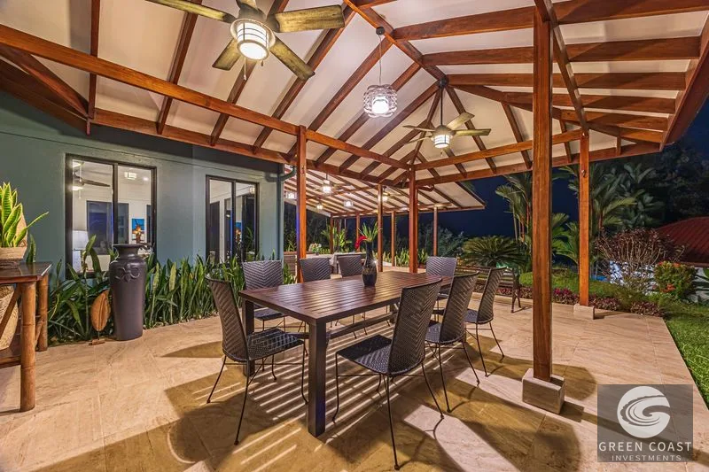 2.07 ACRES – 3 Bedroom Elegant Home With Guest Suite & Sweeping Ocean Views, Secluded & Nestled within Lush Jungle Surroundings!!! — view 40, Uvita, Osa, Costa 