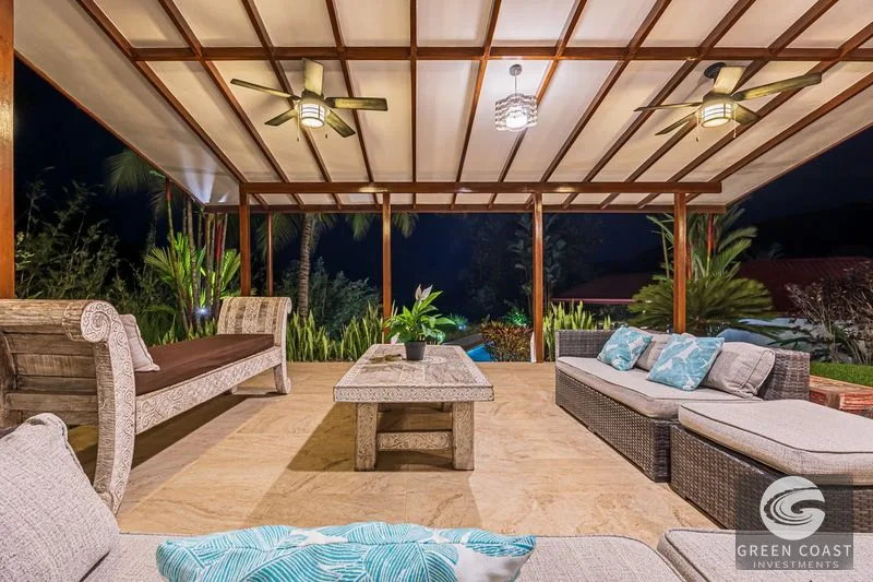 2.07 ACRES – 3 Bedroom Elegant Home With Guest Suite & Sweeping Ocean Views, Secluded & Nestled within Lush Jungle Surroundings!!! — view 41, Uvita, Osa, Costa 