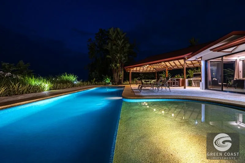 2.07 ACRES – 3 Bedroom Elegant Home With Guest Suite & Sweeping Ocean Views, Secluded & Nestled within Lush Jungle Surroundings!!! — view 43, Uvita, Osa, Costa 