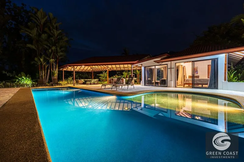2.07 ACRES – 3 Bedroom Elegant Home With Guest Suite & Sweeping Ocean Views, Secluded & Nestled within Lush Jungle Surroundings!!! — view 44, Uvita, Osa, Costa 