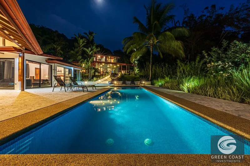 2.07 ACRES – 3 Bedroom Elegant Home With Guest Suite & Sweeping Ocean Views, Secluded & Nestled within Lush Jungle Surroundings!!! — view 45, Uvita, Osa, Costa 