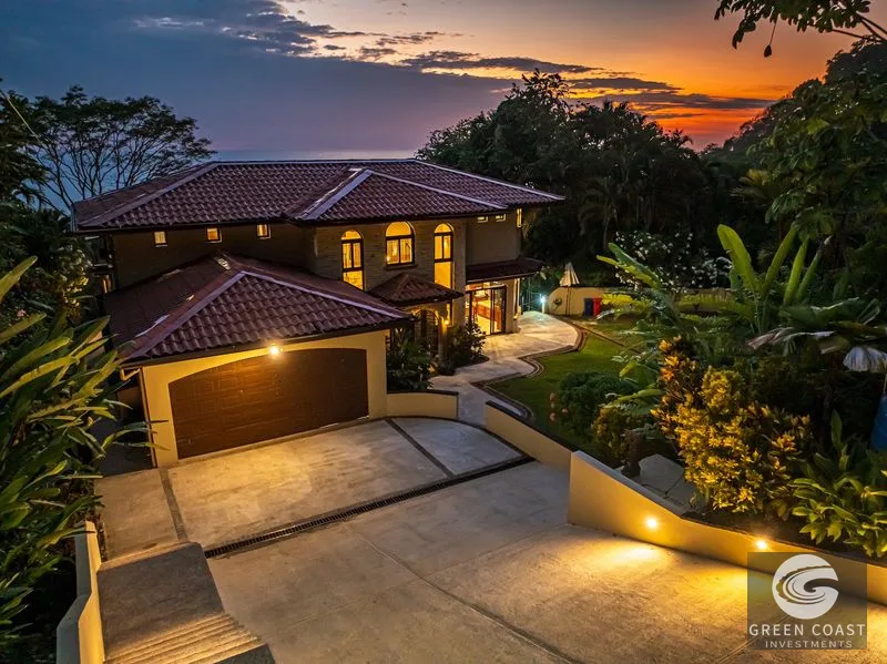 Villa Pacifica: Luxury Oceanview Retreat Steps from the Beach — view 1, Dominical, Costa Rica