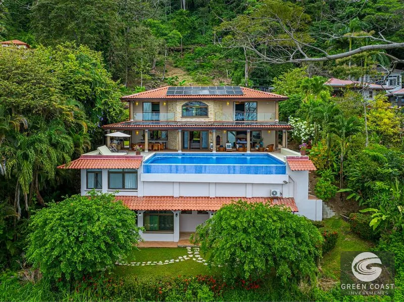 Villa Pacifica: Luxury Oceanview Retreat Steps from the Beach — view 3, Dominical, Costa Rica