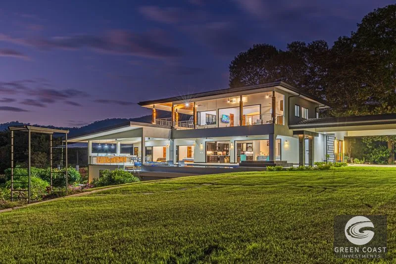 4 ACRES – 3 Bedroom Home “The Crystal Shire” With Wide Ocean View, Creek, Solar Power, Fine Craftsmanship, Self Sufficiency!! — view 3, Portalon, Matapalo, Cost