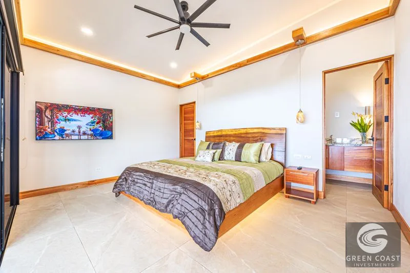 4 ACRES – 3 Bedroom Home “The Crystal Shire” With Wide Ocean View, Creek, Solar Power, Fine Craftsmanship, Self Sufficiency!! — view 5, Portalon, Matapalo, Cost