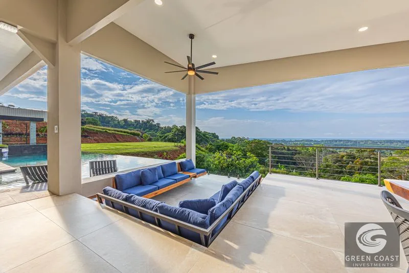 4 ACRES – 3 Bedroom Home “The Crystal Shire” With Wide Ocean View, Creek, Solar Power, Fine Craftsmanship, Self Sufficiency!! — view 7, Portalon, Matapalo, Cost