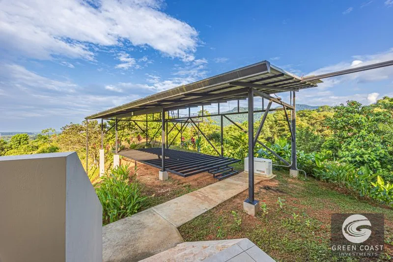 4 ACRES – 3 Bedroom Home “The Crystal Shire” With Wide Ocean View, Creek, Solar Power, Fine Craftsmanship, Self Sufficiency!! — view 9, Portalon, Matapalo, Cost