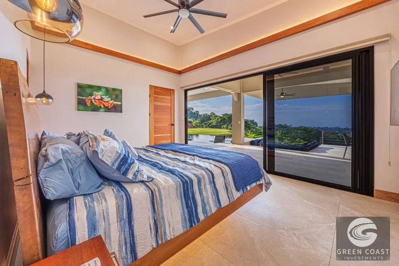 4 ACRES – 3 Bedroom Home “The Crystal Shire” With Wide Ocean View, Creek, Solar Power, Fine Craftsmanship, Self Sufficiency!! — view 17, Portalon, Matapalo, Cos