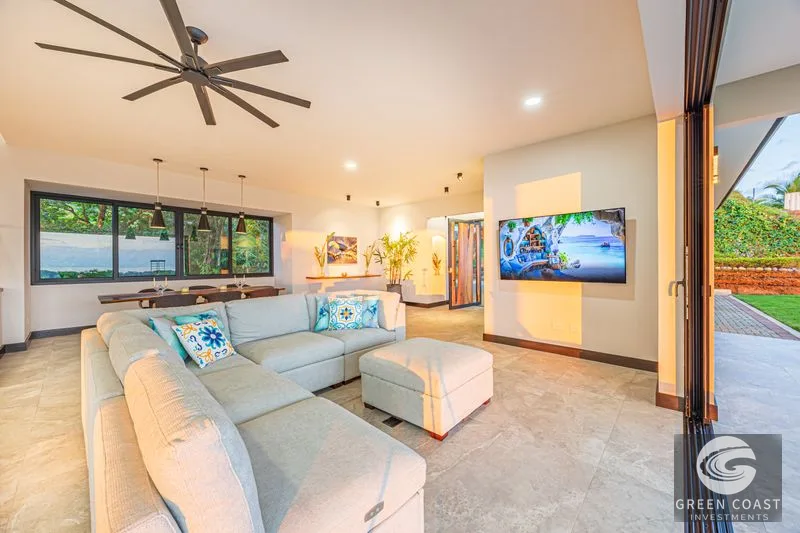 4 ACRES – 3 Bedroom Home “The Crystal Shire” With Wide Ocean View, Creek, Solar Power, Fine Craftsmanship, Self Sufficiency!! — view 30, Portalon, Matapalo, Cos