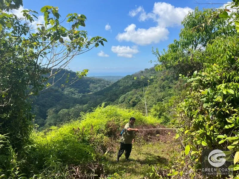 Mountain Farm Land for Sale in Uvita, Costa Rica | Ocean Views & Waterfall — view 8, Dominical, Costa Rica