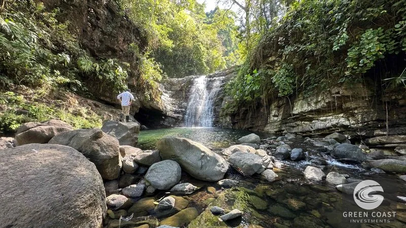 Mountain Farm Land for Sale in Uvita, Costa Rica | Ocean Views & Waterfall — view 11, Dominical, Costa Rica