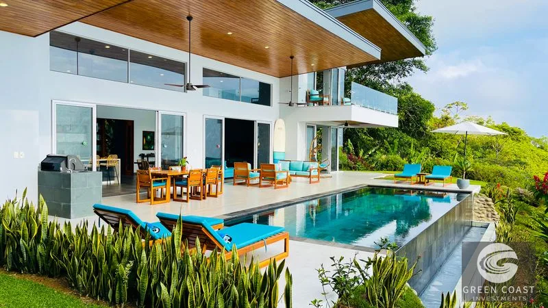 Modern House For Sale with Ocean view in Costa Verde Estates — view 2, Dominical, Costa Rica