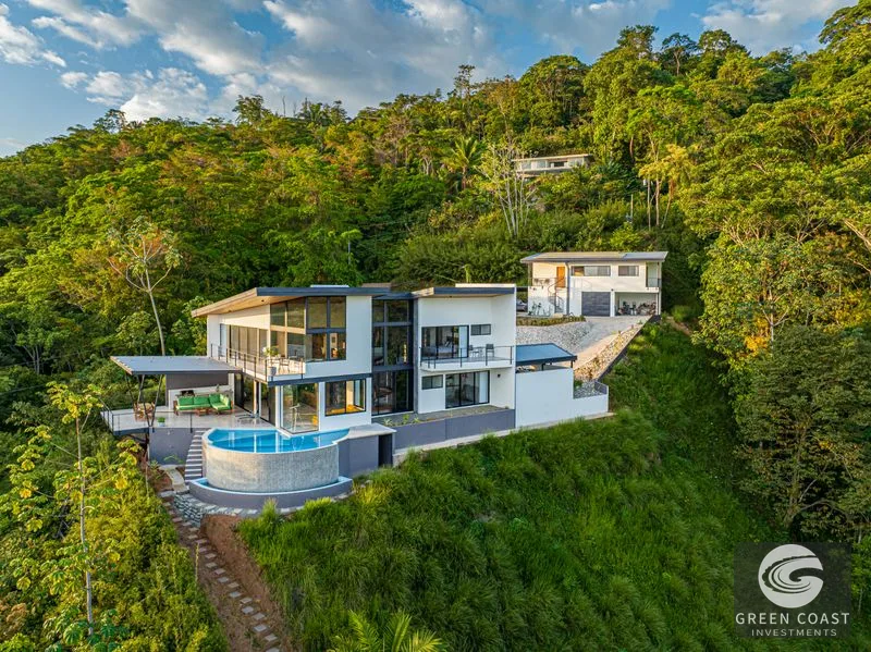 Stunning Ocean and Sunset View Custom Home with Guest House — view 2, Uvita, Uvita, Costa Rica