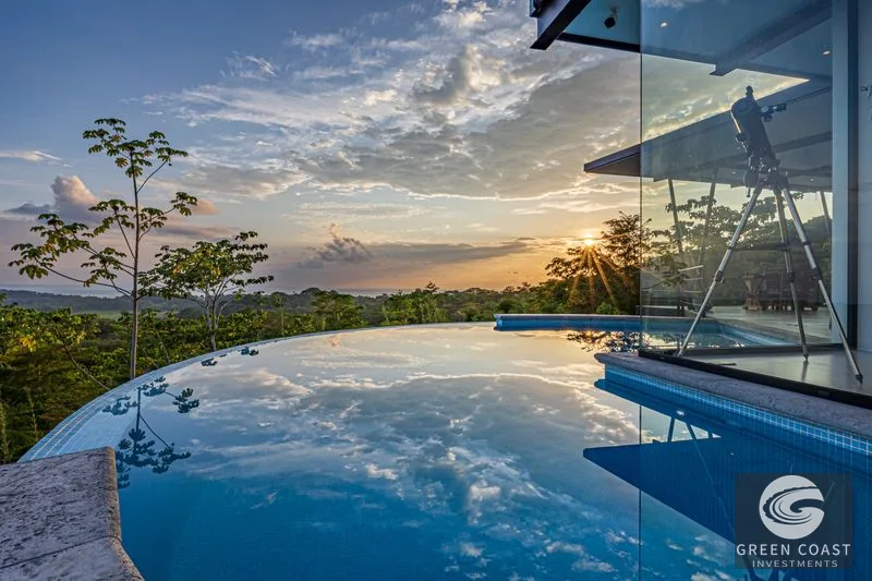 Stunning Ocean and Sunset View Custom Home with Guest House — view 5, Uvita, Uvita, Costa Rica
