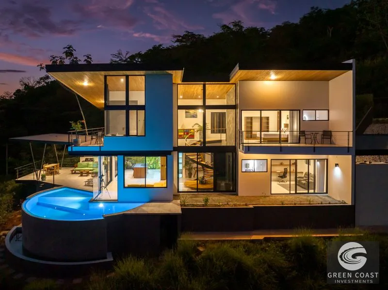 Stunning Ocean and Sunset View Custom Home with Guest House — view 6, Uvita, Uvita, Costa Rica