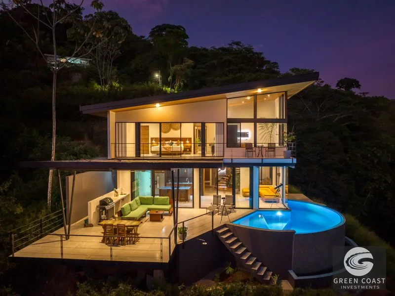 Stunning Ocean and Sunset View Custom Home with Guest House — view 8, Uvita, Uvita, Costa Rica