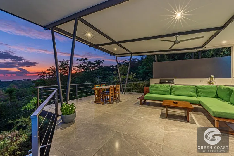 Stunning Ocean and Sunset View Custom Home with Guest House — view 11, Uvita, Uvita, Costa Rica
