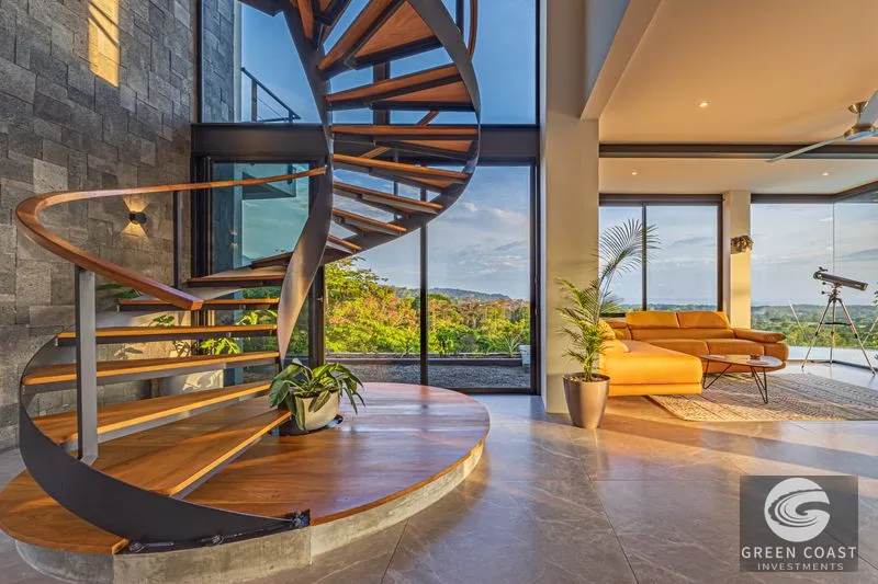 Stunning Ocean and Sunset View Custom Home with Guest House — view 13, Uvita, Uvita, Costa Rica