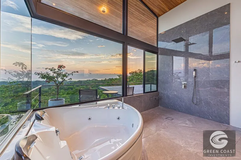 Stunning Ocean and Sunset View Custom Home with Guest House — view 15, Uvita, Uvita, Costa Rica
