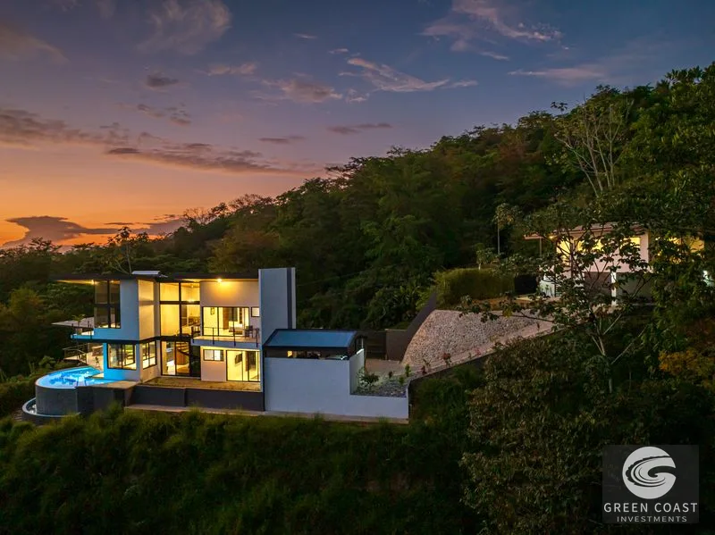Stunning Ocean and Sunset View Custom Home with Guest House — view 19, Uvita, Uvita, Costa Rica
