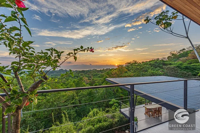 Stunning Ocean and Sunset View Custom Home with Guest House — view 20, Uvita, Uvita, Costa Rica