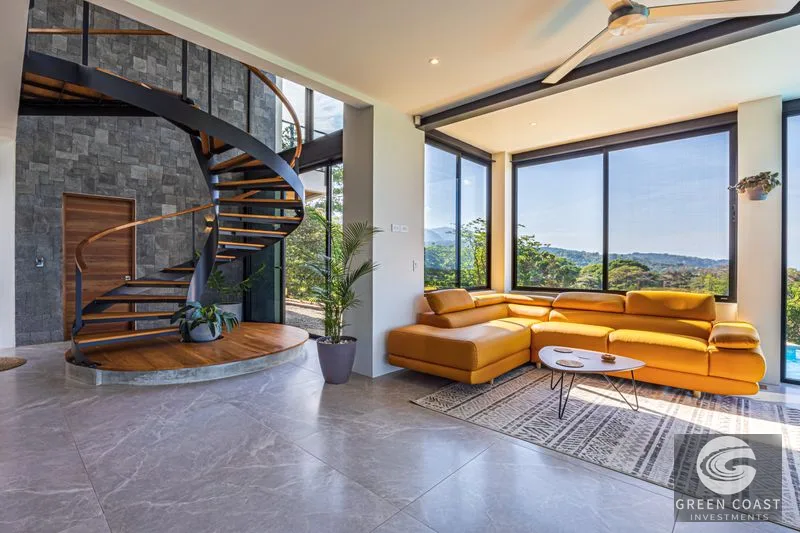 Stunning Ocean and Sunset View Custom Home with Guest House — view 22, Uvita, Uvita, Costa Rica