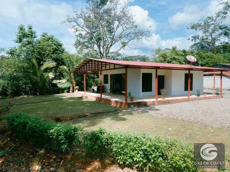 57-Acre Riverside Farm & Modern 3-BR House in Quepos — view 1, Naranjito, Quepos, Costa Rica