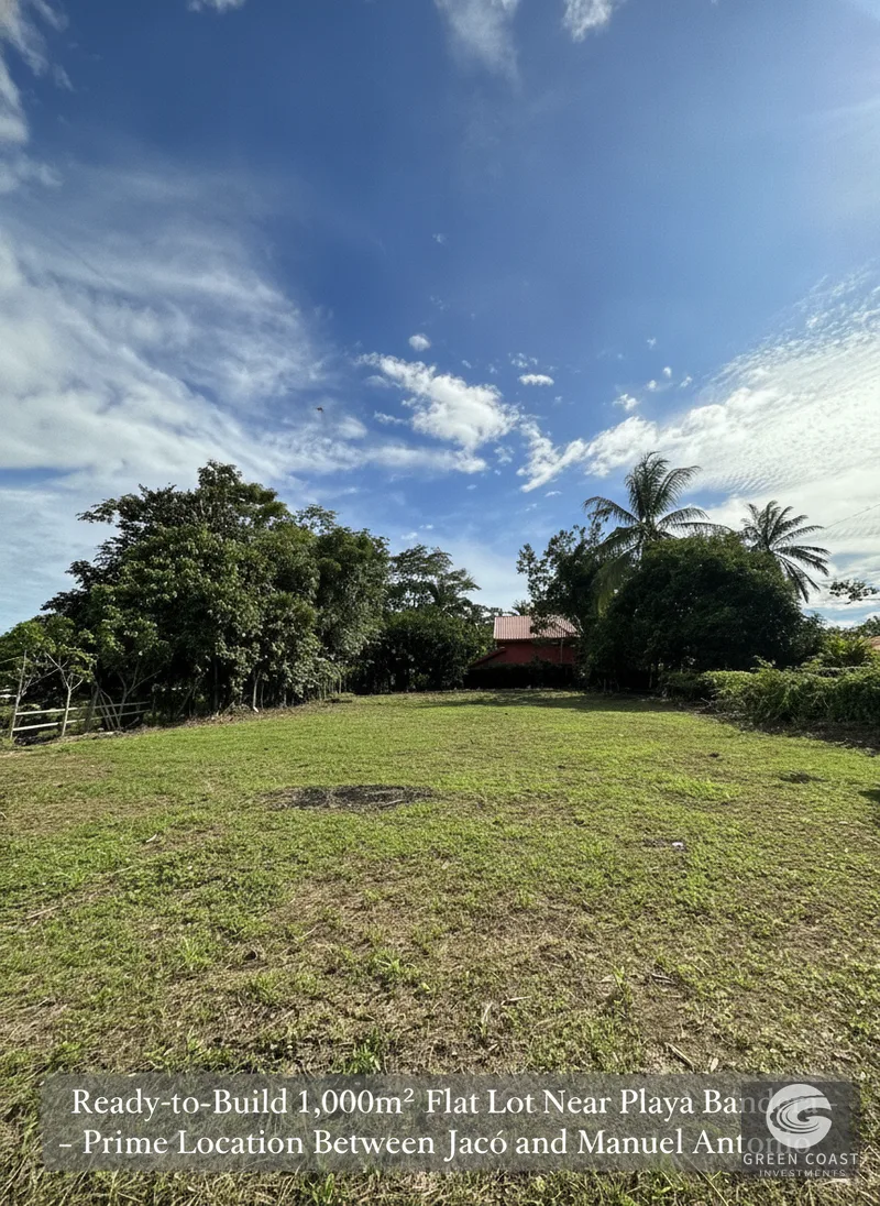 Ready-to-Build 1,000m² Flat Lot Near Playa Bandera – Prime Location Between Jacó and Manuel Antonio — view 10, Parrita, Costa Rica
