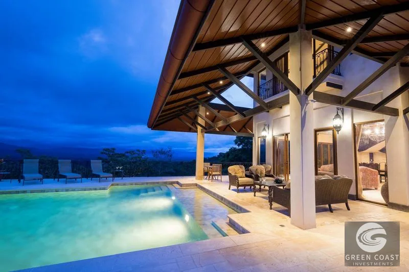 Ultra-Luxury Manuel Antonio Ocean-View Estate: 12-Bed Dual Residences in Gated El Salto — view 8, Manuel Antonio, Quepos, Costa Rica