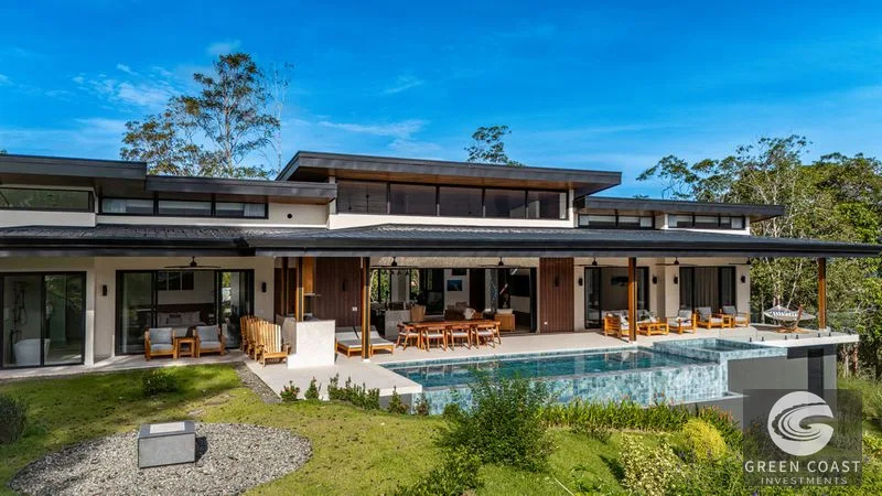 Modern 3BR Luxury Estate with Infinity Pool & Waterfall Views in Dominical — view 2, Dominical, Dominical, Costa Rica