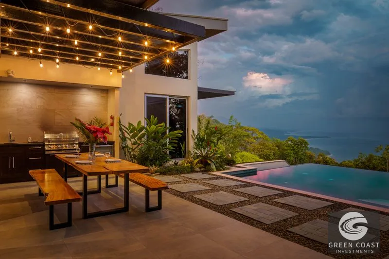 Luxury Escaleras Villa: Ocean Views & Modern Tropical Design — view 7, Dominical, Costa Rica