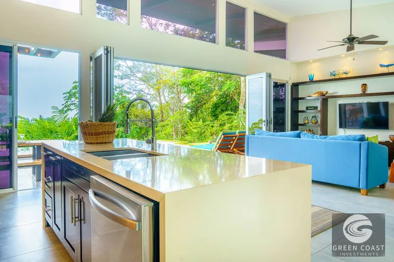 Luxury Escaleras Villa: Ocean Views & Modern Tropical Design — view 21, Dominical, Costa Rica