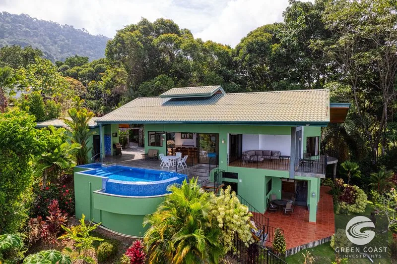 Dominical Ocean-View Estate with Infinity Pool, Guest Apartment & Waterfall Trail — view 1, Dominical, Costa Rica
