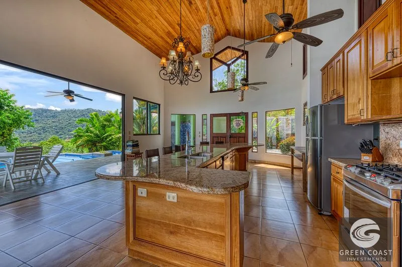 Dominical Ocean-View Estate with Infinity Pool, Guest Apartment & Waterfall Trail — view 5, Dominical, Costa Rica