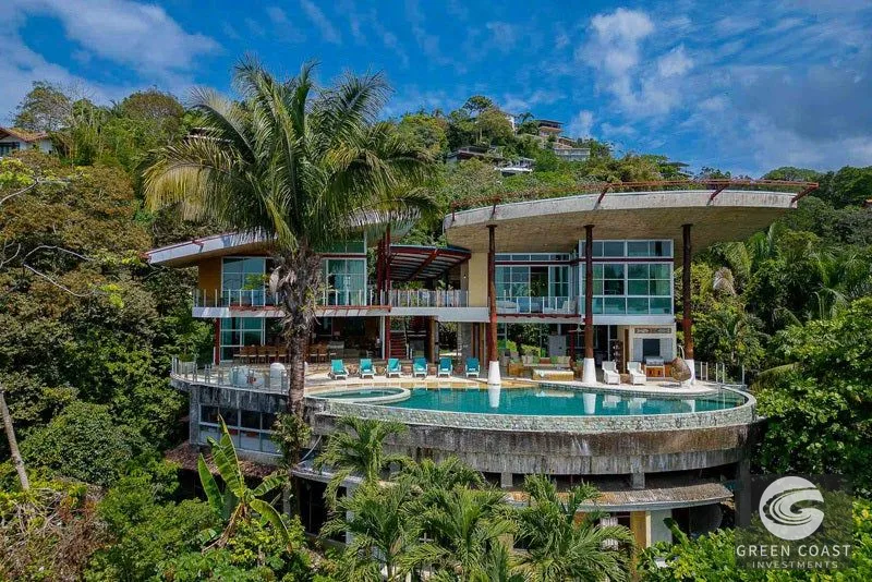 10-BR Manuel Antonio Luxury Estate: Panoramic Ocean Views & High-Yield Investment — view 5, Manuel Antonio, Quepos, Costa Rica