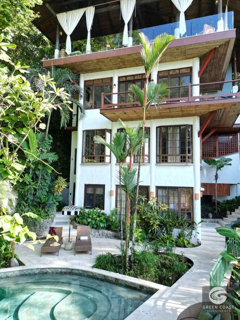 Manuel Antonio Luxury Balinese Villa: 6-Bed High-Yield Ocean View Estate — view 5, Manuel Antonio, Costa Rica