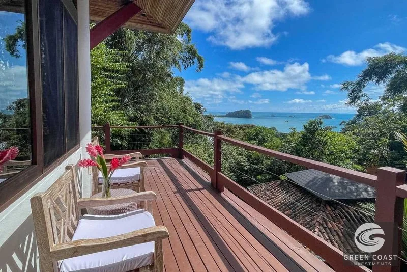 Manuel Antonio Luxury Balinese Villa: 6-Bed High-Yield Ocean View Estate — view 107, Manuel Antonio, Costa Rica