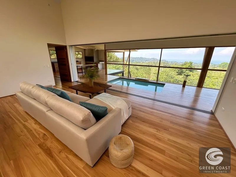Modern Luxury Ocean-View Villa with Teak Floors in Ojochal — view 6, Ojochal, Costa Rica