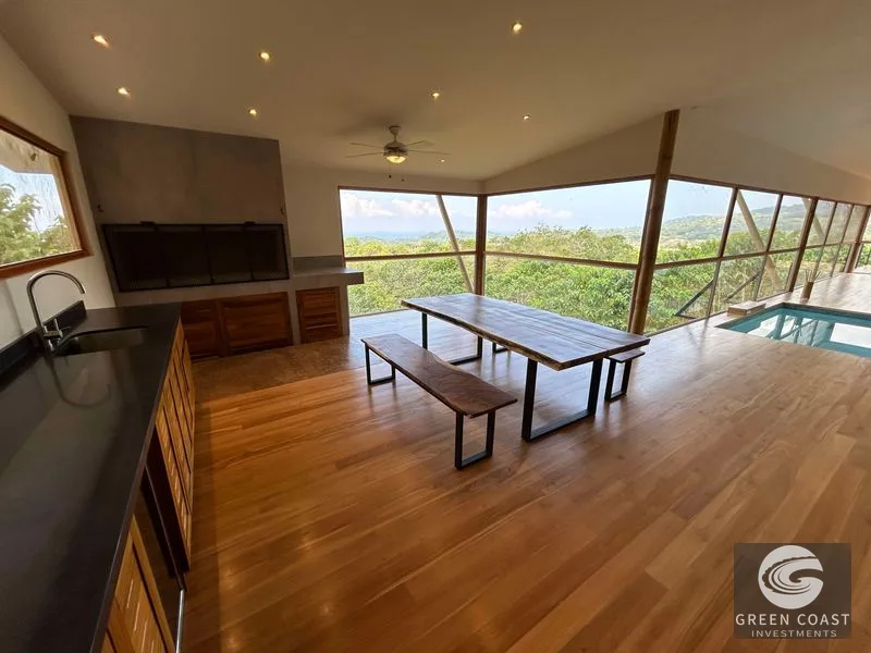 Modern Luxury Ocean-View Villa with Teak Floors in Ojochal — view 10, Ojochal, Costa Rica