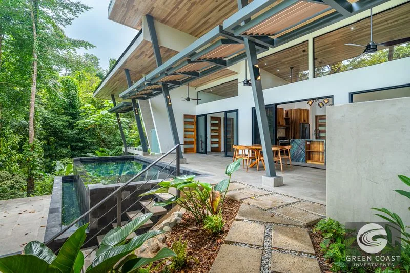 Uvita Luxury Jungle Estate: 3-Bed Ocean View Sanctuary with Balinese Pool — view 6, Uvita, Osa, Costa Rica