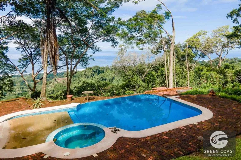 23-Acre Ocean View Estate in Exclusive Eco-Community with Pool & Guest House — view 2, Dominical, Costa Rica